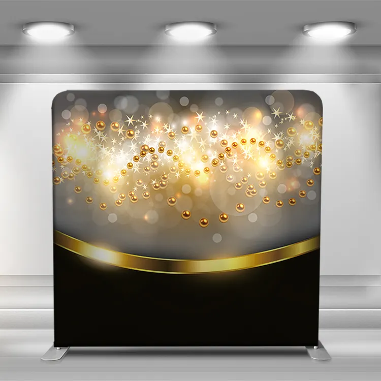 10*8 футов рекламная реклама в помещении, натяжной тканевый дисплей для ...